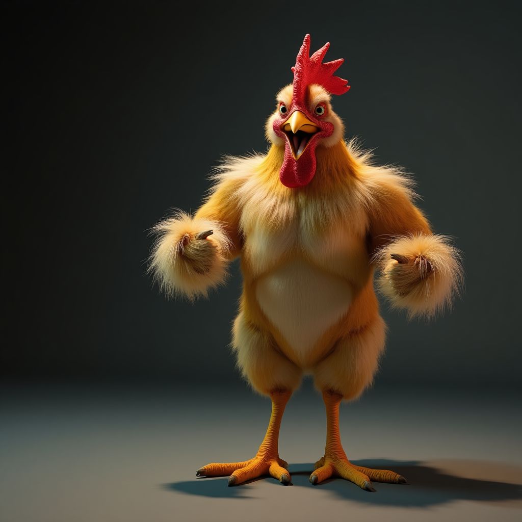 Unlockable chicken characters in the game