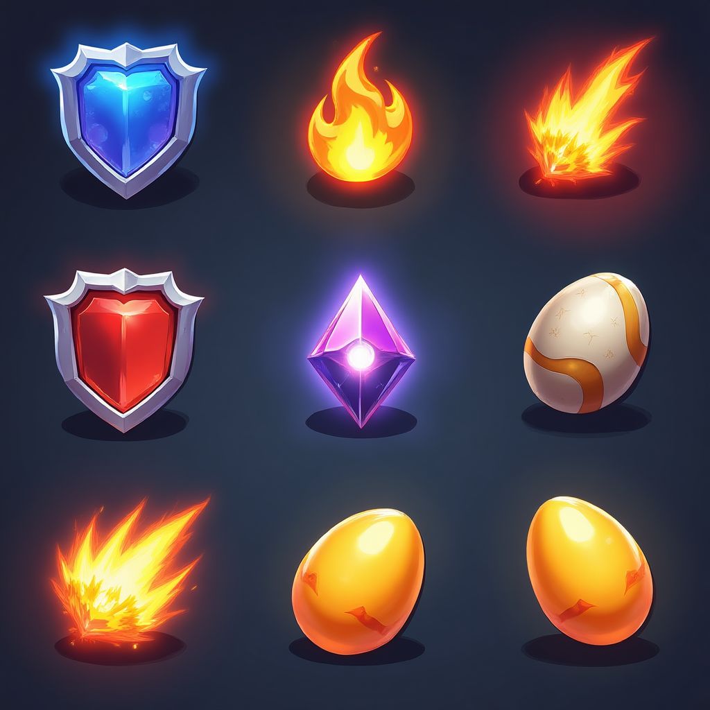 Power-ups and collectibles in ChickenRoad